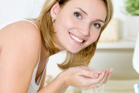 Care after the fractional rejuvenation